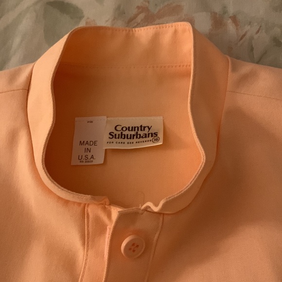 3 Piece Peach Outfit in good condition - jacket, shirt and pants - Picture 3 of 6